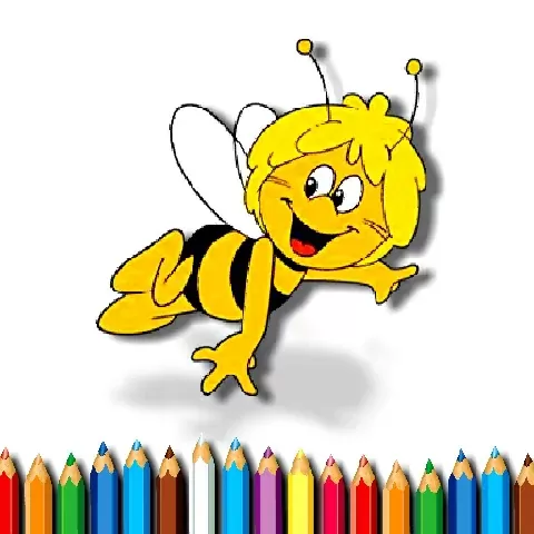 BTS Bee Coloring Book